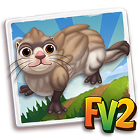 Ferret Adult Footedblack, , Erzsébet just raised a Black Footed Ferret to an adult!, Erzsébet has finished feeding her Black Footed Ferret in FarmVille 2! Grab an extra baby bottle to feed your own baby animals!