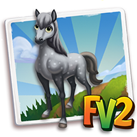 Horse Adult Trotterorlov, , Deneen just raised a Orlov Trotter Horse to an adult!, Deneen has finished feeding her Orlov Trotter Horse in FarmVille 2! Grab an extra baby bottle to feed your own baby animals!