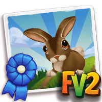 Rabbit EasternCottontail, , Jan har lige opdrættet Præmiebomuldshalekanin!, Jan er blevet færdig med at træne Præmiebomuldshalekanin i FarmVille 2! Snup lidt ekstra mælk, så du kan fodre de nye dyreunger!