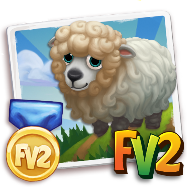 Sheep Adult Greyfacedartmoor, , Deneen just raised a Prized Greyface Dartmoor Sheep!, Deneen has finished training her Prized Greyface Dartmoor Sheep in FarmVille 2! Grab an extra milk to feed new baby animals!